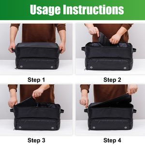 Bolsa de Almacenamiento de Golf de Primera Calidad, Única, para Pelotas, Gorras, Ropa, Guantes y Accesorios, para Hombres y Mujeres - Product Image 4