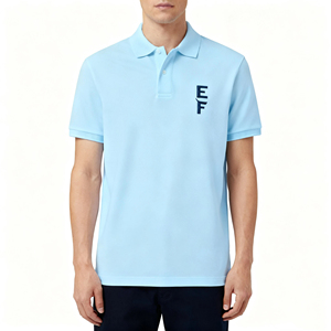 Customize Men's 100% Cotton for Polo Shirts Unique Style Custom Embroidery Logo Solid Pattern Breathable Knitted Best Polo Shirt