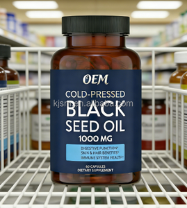 Cápsulas de Óleo de Semente de Cominho Preto OEM Não-OGM e Veganas, Cápsulas de Óleo Puro de Cominho Preto - Product Image 4