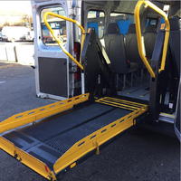 Plataforma de elevación Beauway 350KG venta directa rápido estable seguro fácil operar furgonetas minibús coches pequeños 12V elevador de silla de ruedas