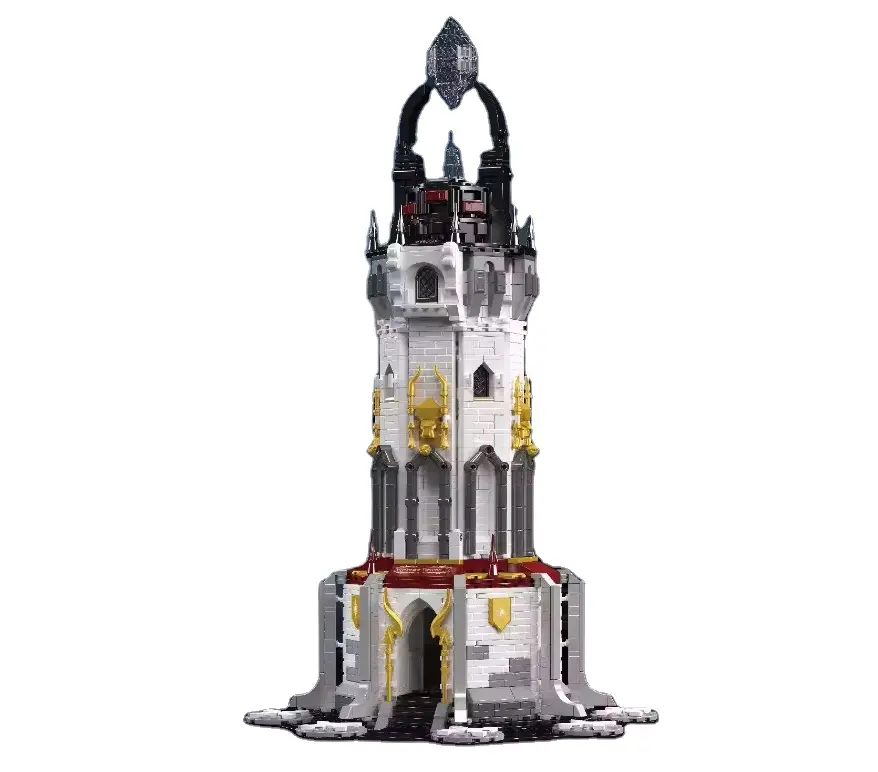 Mold King 16055 2199 buah blok bangunan perakitan teknis seri tampilan jalan Kota Dunia Tengah mainan Legoed blok bangunan