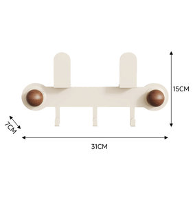 Nouveau design – Support mural double niveau sans perçage pour routeur Wi-Fi et cache-rallonge - Product Image 3