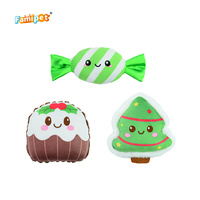 FFamipet Fabricant Grossiste Nouveau Design Thème Noël Mignon Doux Jouet en Peluche Sonore pour Animaux de Compagnie Jouet Sonore pour Chien en Peluche Ensemble