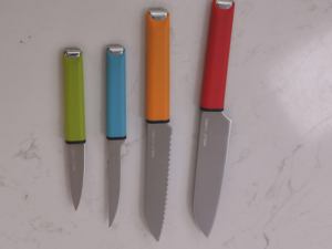 모던 스마트 칼과 도마 세트: 자동 세척 기능 및 색상 구분 정리함 포함 - Product Image 5