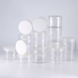 Bocaux d'Emballage Transparents <span class=keywords><strong>en</strong></span> Plastique pour Aliments et Cosmétiques, Flacons <span class=keywords><strong>en</strong></span> Plastique <span class=keywords><strong>de</strong></span> 50 ml à 500 ml pour Bonbons et Crème Capillaire, Vente <span class=keywords><strong>en</strong></span> Gros - Product Image 6