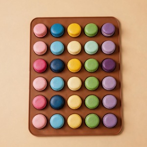 Tappetino in Silicone per Cottura di Grado Alimentare, Resistente al Calore, Antiaderente, Sicuro per il Forno, Tappetino per Macaron, Utensile da Cucina per Preparazione di Biscotti e Pasticceria - Product Image 2