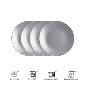 Round Kitchen Ceramic Plates Elegant HigH Quality Ceramic <b>Dinnerware</b> <b>Set</b> Premium Stoneware <b>Dinnerware</b> <b>Set</b> - Product Image 5