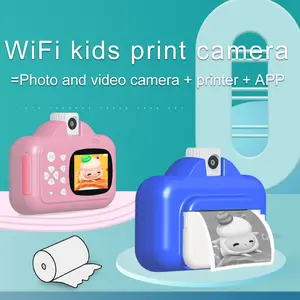 2.4IPS ילדים נייד אלחוטי הדפסת תמונה Wifi וידאו דיגיטלי מצלמה מיני ילדי מצלמות וידאו עבור תינוק 6.1 ילדי של יום