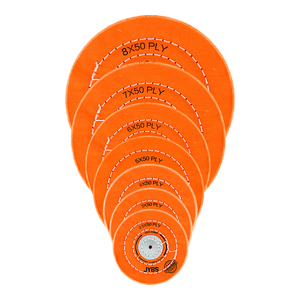 แผ่นขัดเงาสีส้มแบบพรีเมียม ขนาด 2.5 นิ้ว ถึง 8 นิ้ว สำหรับขัดเครื่องประดับ ขัดเงาอย่างรุนแรง 50 ชั้น สำหรับขจัดรอยขีดข่วนบนทอง - Product Image 3