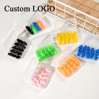 Lot de bouchons d'oreilles personnalisés anti-bruit en silicone pour la natation, le sommeil et usage industriel - Emballage en vrac