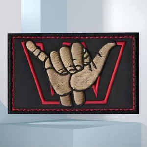 Parches de Velcro de 8*5cm con Bordado Táctico, Insignias Temáticas para el Brazo con Diseños de Logotipo Z, Calavera, Oso, Símbolo y <span class=keywords><strong>Texto</strong></span> - Product Image 3
