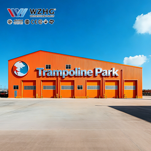 Estructura de Acero Comercial para Parque de Trampolines, Instalación de Ejercicio de Dos Pisos, Diseño Moderno y Duradero - Product Image 1