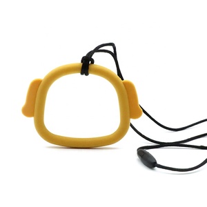 Collar de dentición de bebé suave colgante de mordedor de silicona 100% sin BPA para mamás lactantes - Product Image 5