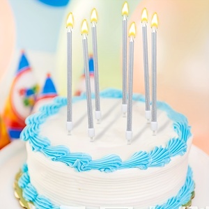 Merri augura <span class=keywords><strong>buon</strong></span> <span class=keywords><strong>compleanno</strong></span> torta <span class=keywords><strong>di</strong></span> <span class=keywords><strong>buon</strong></span> <span class=keywords><strong>compleanno</strong></span> torta carina filo d'argento dorato piccola candela decorazione torta conica candele <span class=keywords><strong>di</strong></span> <span class=keywords><strong>compleanno</strong></span> - Product Image 3