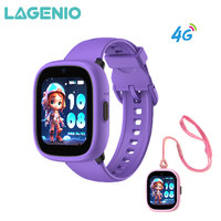 Montre connectée pour enfants LAGENIO 4G avec carte SIM, écran TFT de 1,7 pouce, appel vidéo, GPS, LBS, WIFI, triple positionnement, montre connectée pour enfants