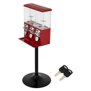 Máquina expendedora de chicles y dulces de triple cabezal con monedero, cápsula metálica de juguete para niños con función SDK - Product Image 4
