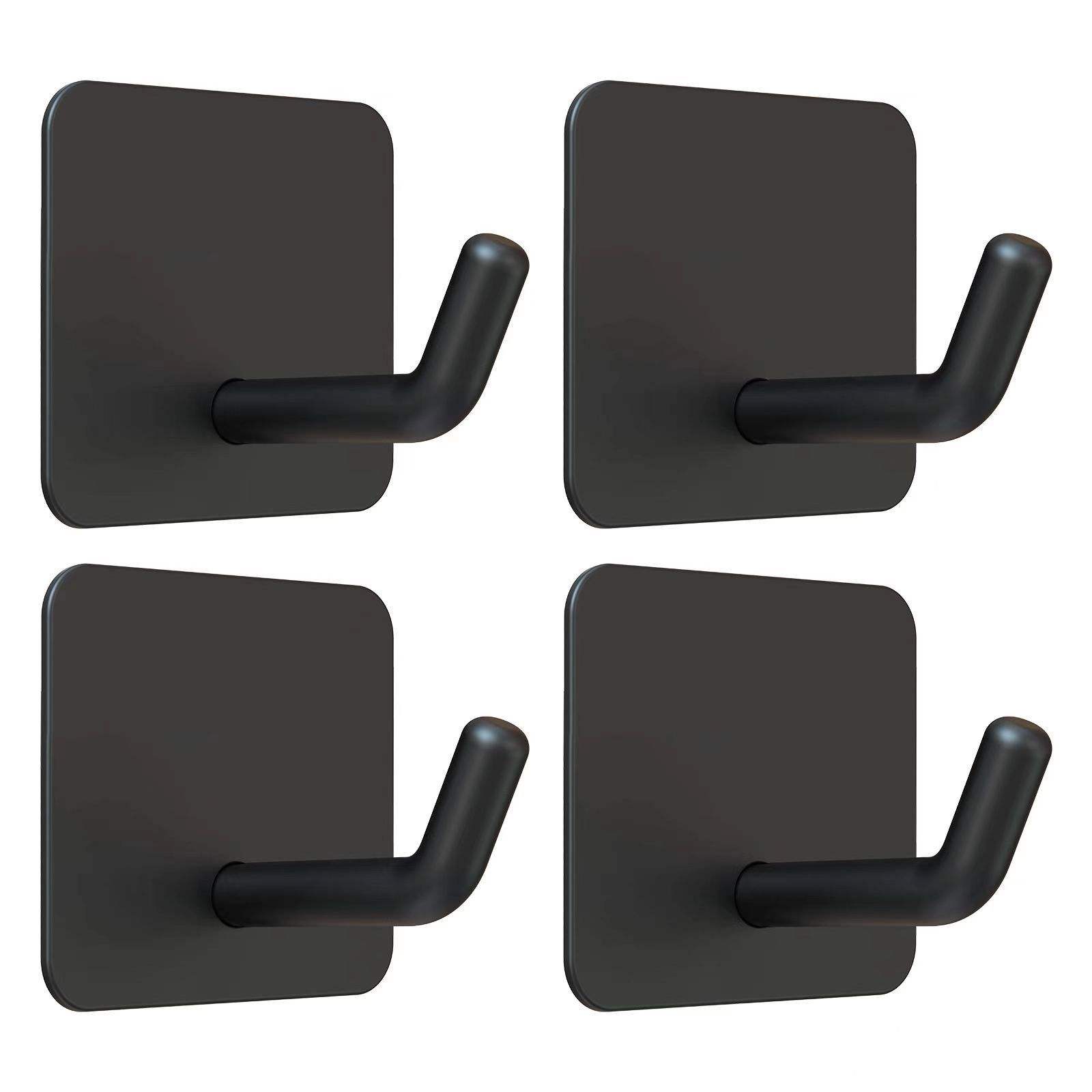 1 square matte black elephant trunk hook