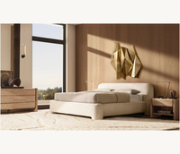 Ensembles de meubles de chambre à coucher d'intérieur de haute qualité commode de chambre à coucher de stockage en chêne avec 9 tiroirs