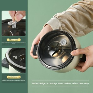 กล่องข้าวเก็บอุณหภูมิสแตนเลส 304 พร้อมช่องแบ่งอาหารแบบถอดได้ สำหรับสำนักงาน แคมป์ปิ้ง พกพาสะดวก ซ้อนกันได้ - Product Image 2