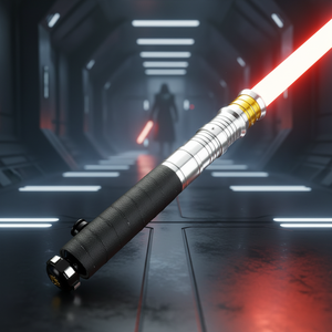 Sabre laser LGT Darth Revan RGB Neopixel avec poignée en métal, double couleur rouge et bleue, son de balayage fluide, sabre de cosplay - Product Image 1