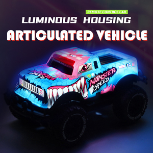 Voitures <span class=keywords><strong>RC</strong></span> <span class=keywords><strong>27</strong></span> <span class=keywords><strong>MHz</strong></span> 1:20 haute vitesse, jouets télécommandés phosphorescents tout-terrain pour enfants et adultes - Product Image 2