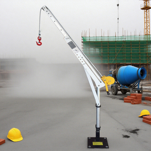 Großhandel kleiner Klapp kran lift 400 500kg Mini-Ausleger kran für Balkon boot Pickup LKW Anhänger Dach <span class=keywords><strong>Marine</strong></span> mit Elektro - Product Image 4