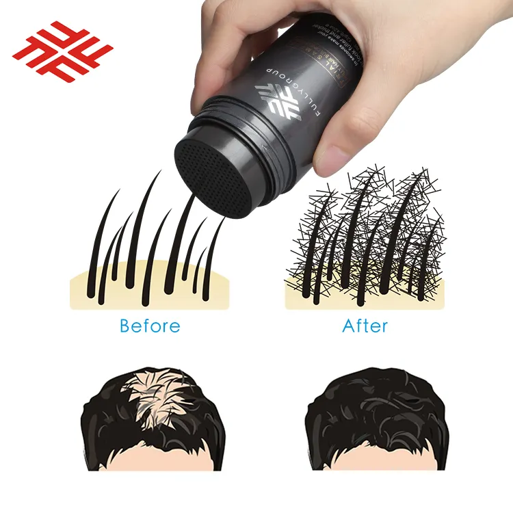 Em estoque, amostra grátis de produtos para cabelo orgânicos de fábrica chinesa com melhor preço, queratina natural completa de fibras para construção de cabelos