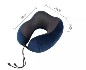 Oreiller <span class=keywords><strong>de</strong></span> voyage ergonomique en mousse à mémoire <span class=keywords><strong>de</strong></span> forme personnalisé avec logo, en forme <span class=keywords><strong>de</strong></span> U, pour le cou et la tête, idéal pour l'avion - Product Image 6