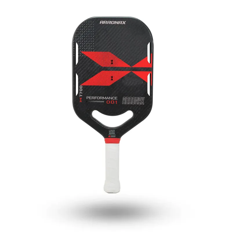 Pickleball Paddle Thermoformed T700 L16.3" X W7.5" X T0.62" Borderless Carbon Surface