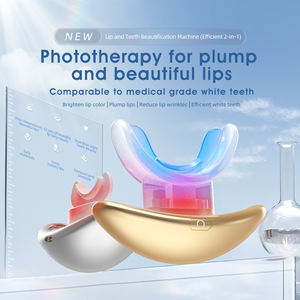 Kit Pemutih Gigi LED dengan Terapi Cahaya Inframerah + Merah Biru, Perangkat Perawatan Elektrik Bibir Penuh, Silikon 2in1 Gel Pemutih - Product Image 6