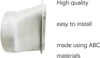 Kit de ventilation de fenêtre pour climatiseur portable, adaptateur d'évacuation de climatisation de 5,9 pouces, réglable