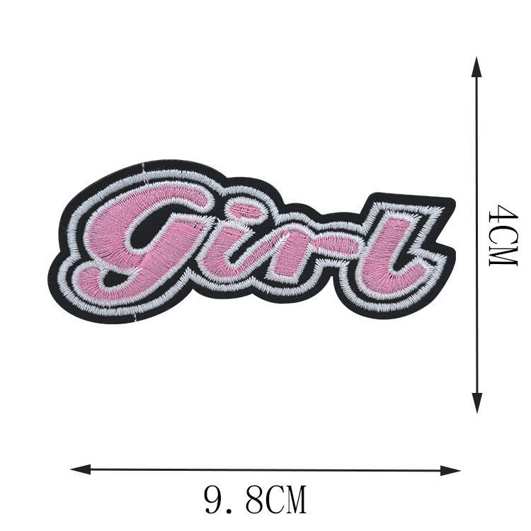 Pink white and black