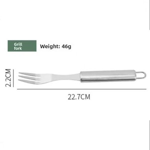 Utensilios de Barbacoa Metálicos para Asar, Modernos <span class=keywords><strong>y</strong></span> Minimalistas para el Hogar - Product Image 4