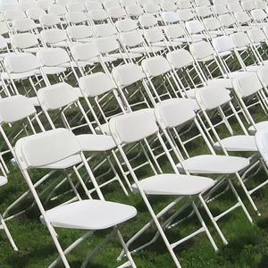 White Plastic Folding <strong>Chair</strong> High 10pcs/ctn Quality <strong>Foldable</strong> Wedding Event <strong>Chair</strong> Modern Outdoor <strong>Gardens</strong> - Product Image 2