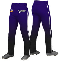 Celana Baseball Kustom Grosir, Bernapas, Cepat Kering, Ukuran Besar, Trendi, Polos dengan Garis Samping Gradasi, Kenyamanan Tak Tertandingi