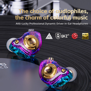 Écouteurs intra-auriculaires dynamiques QKZ AK6 <span class=keywords><strong>Lucky</strong></span>, Plug-and-Play, réglage sonore trois modes, câble détachable, 3,5 mm, pour téléphone portable - Product Image 2
