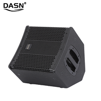 Enceintes de Monitoring Professionnelles DASN K12MDC 2000W 12 Pouces DSP Actives Coaxiales avec Woofer en Bois pour Scène, Studio, Groupe, DJ et Chanteur