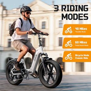 2026 EU Stock Buddy Pro F008 20 "<span class=keywords><strong>pieghevole</strong></span> grasso pneumatico E <span class=keywords><strong>bici</strong></span> 1200W motore elettrico <span class=keywords><strong>bici</strong></span> alta acciaio al carbonio telaio - Product Image 4