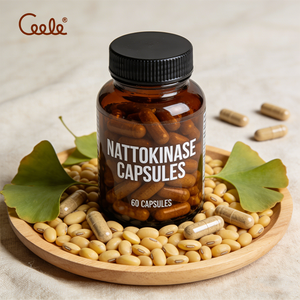 Capsules de <span class=keywords><strong>Nattokinase</strong></span> certifiées GMP 4000 Fu Formule naturelle pour le bien-être vasculaire et cardiaque quotidien - Product Image 2