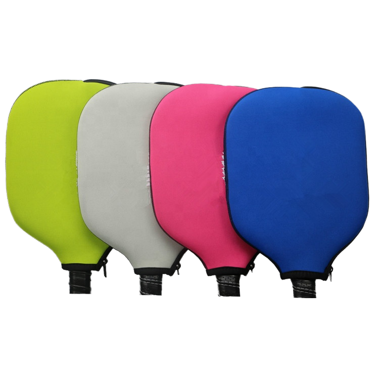 High Quality Trendy Customizable 16mm Neoprene Standard Shape Cover Pickleball Paddle Adult Sport Protective Bag Accessory