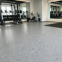 Dalles de sol en caoutchouc PVC gris foncé de 30 mm d'épaisseur, à emboîtement, pour bureau, maison, piste de danse, absorption des chocs, tapis de gym durable en caoutchouc
