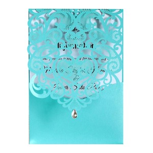 Convite de Casamento e Noivado Estilo Europeu de Alta Qualidade com Corte a Laser, Renda e Design Vazado em Papel Perolado - Product Image 4