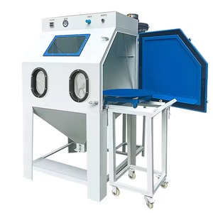 WK-6050 Cabine <span class=keywords><strong>de</strong></span> sablage industriel à sec avec moteur 250W, 380/220V, manuelle, facile à utiliser, nettoyeur haute pression pour métal/rouleaux - Product Image 4