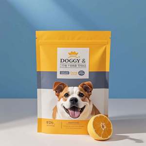 Custom Logo Aluminum Foil Resealable Heat Sealed PET Cat Dog Food Packaging 5kg 10kg Doypack <b>Mylar</b> Snack Treat Gravure Printing - Product Image 4