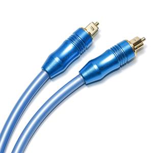 <span class=keywords><strong>Cable</strong></span> de audio óptico Toslink chapado en oro <span class=keywords><strong>Cable</strong></span> digital OD5.0 de fibra óptica de un solo núcleo de metal azul para <span class=keywords><strong>barra</strong></span> de <span class=keywords><strong>sonido</strong></span> - Product Image 3