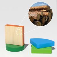 Juguetes Educativos de Madera para Niños Pequeños, Montessori, 120 Bloques, Rompecabezas de Mosaico con 40 Tarjetas de Formas para Niños