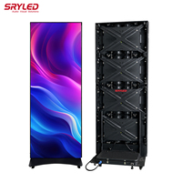 Écran d'affichage publicitaire LED pliable carré, étanche, homologué pour l'extérieur, à haute luminosité, avec technologie GOB de raccordement sans soudure, P2.5 P3