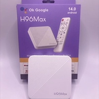 Gran Stock, Entrega Rápida, Logotipo Personalizable OEM, Allwinner H313 Quad Core, Android 14, 4K, Android TV Box H96 Max