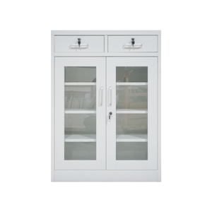 Armoire de classement métallique moderne Tengle à 2 tiroirs verrouillables et réglables avec serrure à clé pour usage domestique, bureau et commercial - Product Image 4