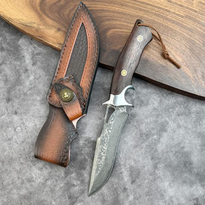 Yüksek Sertlikte Keskin Dayanıklı Hayatta Kalma Açık Hava Av Bıçağı Şam Çelik Bıçaklı Çok Fonksiyonlu Kamp Meyve Bıçağı DIY - Product Image 2